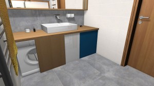skrinka pod umývadlom s posuvnými dvierkami